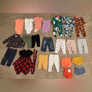 Baby girl clothes 6-9 months
